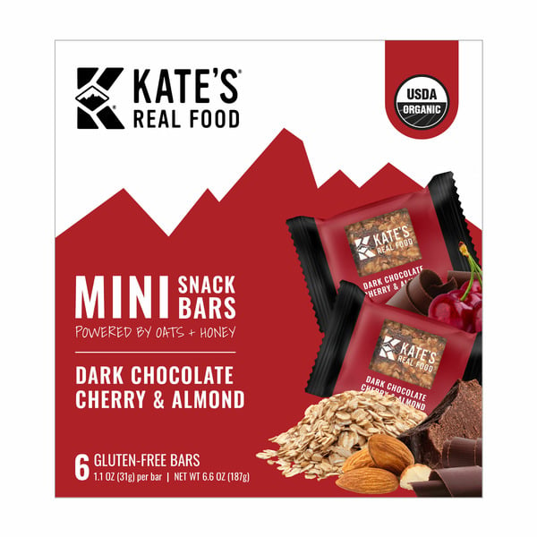 Kate's Real Food Mini Snack Pack, Dark Chocolate Cherry & Almond hero