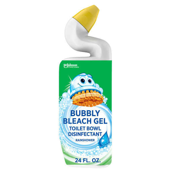 Cleaning Products Scrubbing Bubbles® Bubbly Bleach Gel Toilet Bowl Cleaner Squeeze Bottle, Rainshower hero