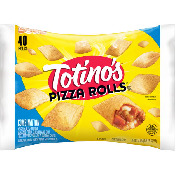 Frozen Appetizers & Sides Totino's Combination Pizzs hero