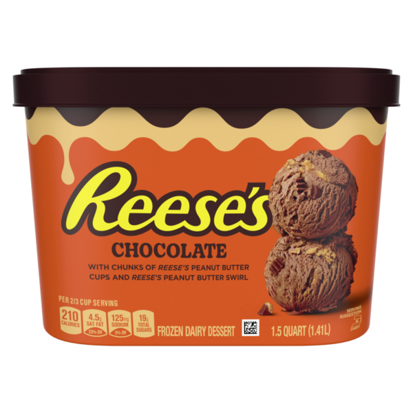 Ice Cream & Ice Breyers Frozen Dairy Dessert Reese'S Chocolate hero