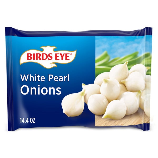 Frozen Vegetables Birds Eye White Pearl Onions, Peeled Frozen Vegetables hero