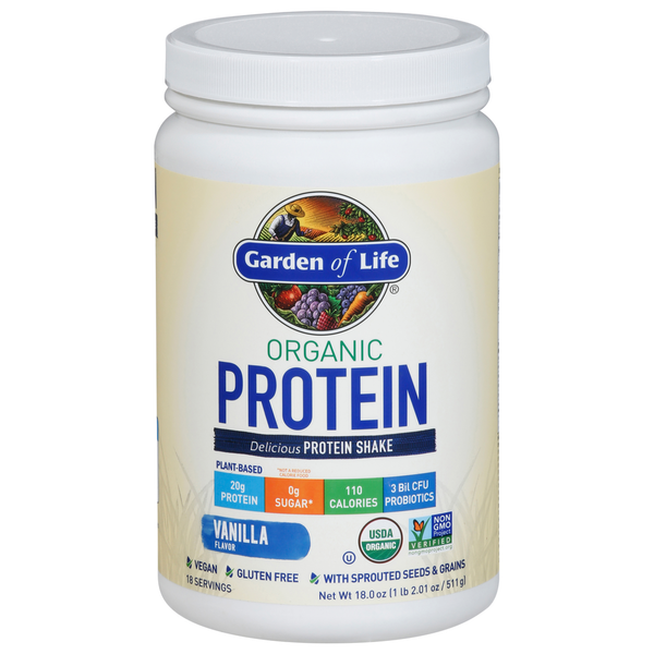 Protein & Meal Replacements Garden of Life Protein Shake, Organic, Vanilla hero