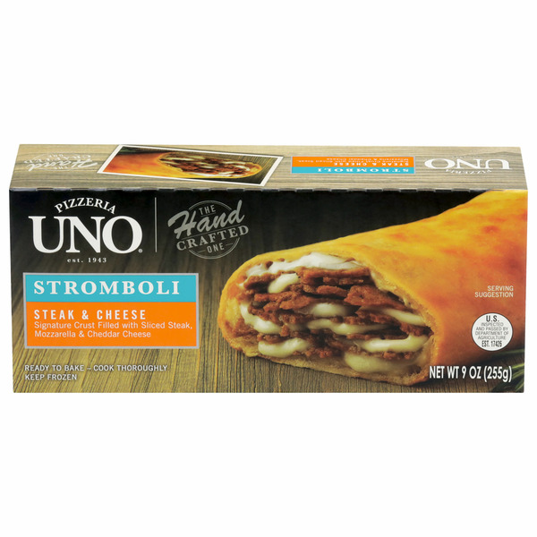 Prepared Meals Uno Steak & Cheese Stromboli hero