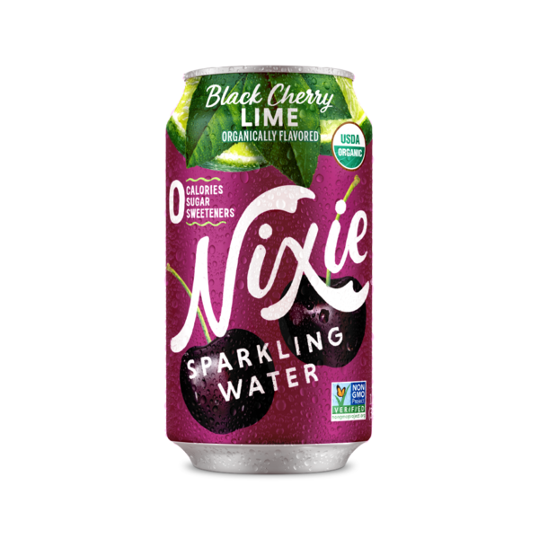 Nixie Sparkling Water Black Cherry Lime hero