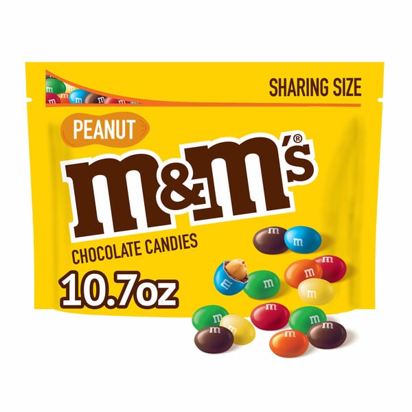 Nuts, Seeds & Dried Fruit M&M's Peanut Milk Chocolate Candy Sharing Size hero