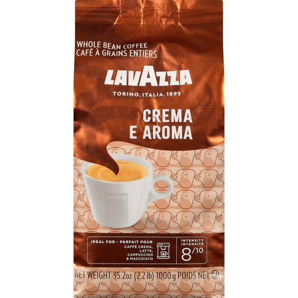 Coffee Lavazza Coffee, Whole Bean, Medium, Crema E Aroma hero