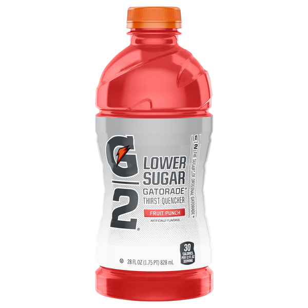 Energy & Sports Drinks Gatorade Thirst Quencher, Lower Sugar, Fruit Punch hero