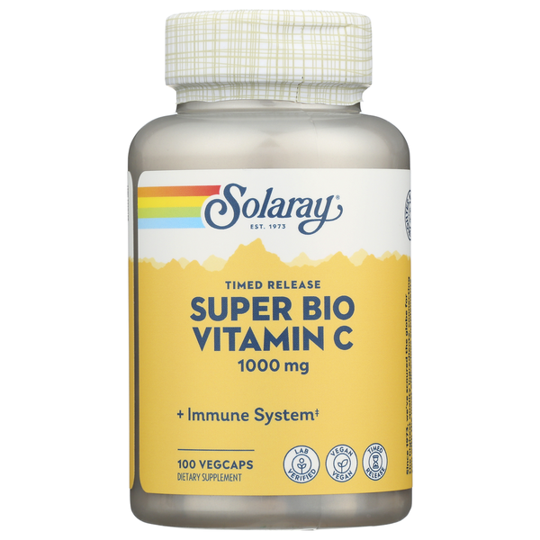 Vitamins & Supplements Solaray Super Bio C Buffered Vegetarian Capsules hero