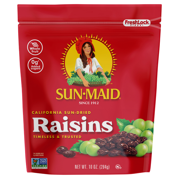 Dried Fruit & Fruit Snacks Sun-Maid California Sun-Dried Raisins - Fresh-Lock® Zipper Bag hero