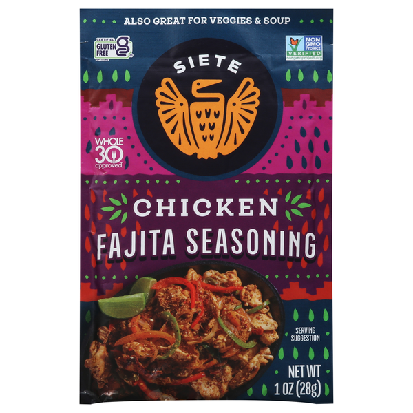 Siete Fajita Seasoning, Chicken hero