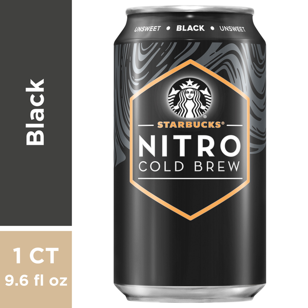 Coffee Starbucks Cold Brew, Nitro Black Unsweet hero