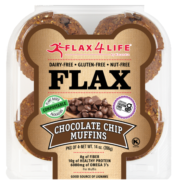 Frozen Breakfast Flax4Life Chocolate Chip Muffins hero