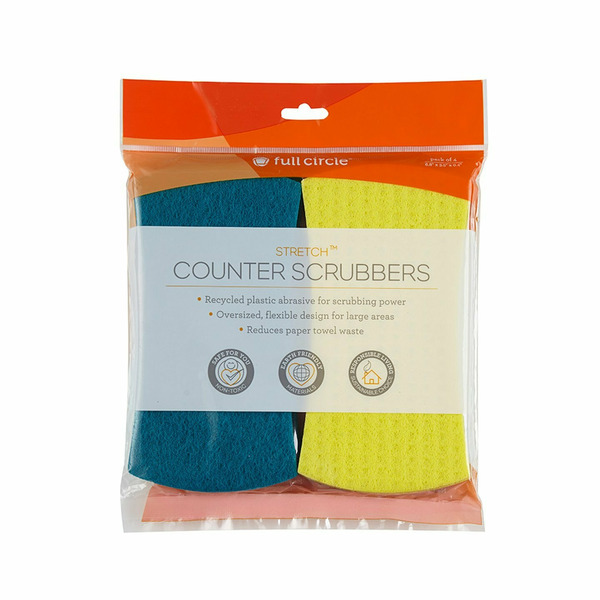 Cleaning Products Full Circle Stretch, Recycled, Counter Scrubber Sponges hero