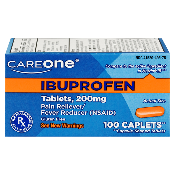 Muscles, Joints & Pain Relief CareOne Ibuprofen Caplets 200 mg hero