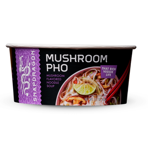 Asian Foods Snapdragon Mushroom Pho Bowl hero