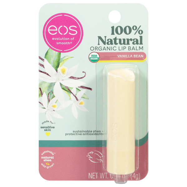 Facial Care eos Lip Balm, Organic, Vanilla Bean hero