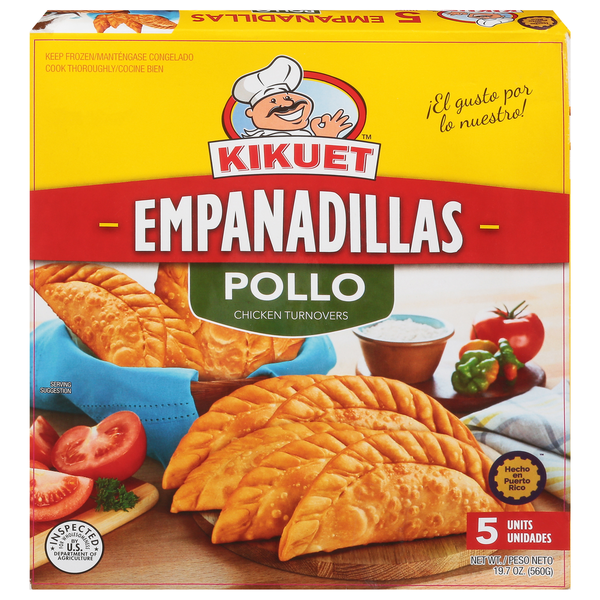 Frozen Meals Kikuet Empanadillas, Pollo hero