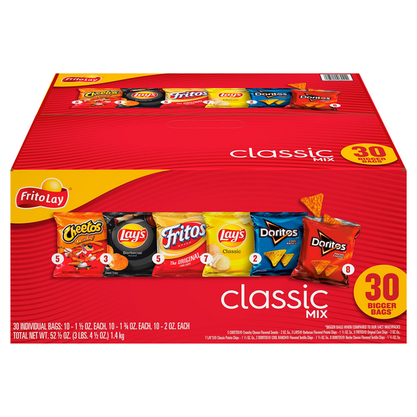 Chips & Pretzels Frito Lay Snacks, Classic Mix hero