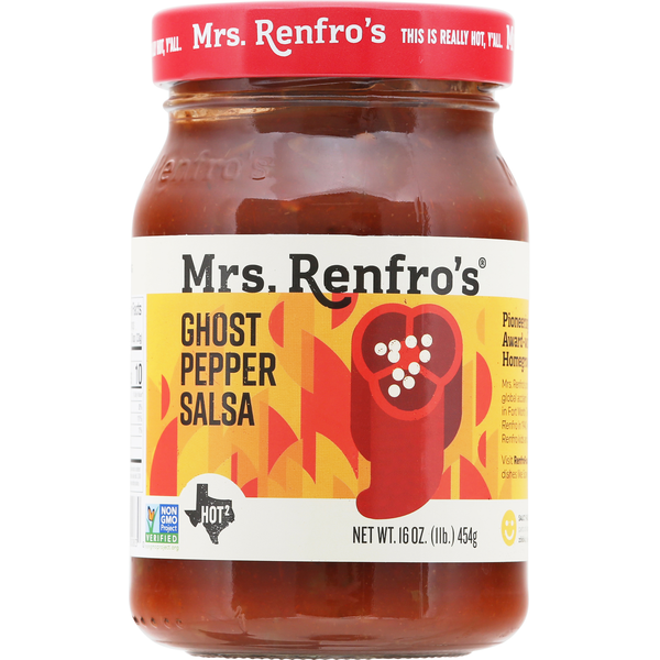 Preserved Dips & Spreads Mrs. Renfro's Salsa, Ghost Pepper hero