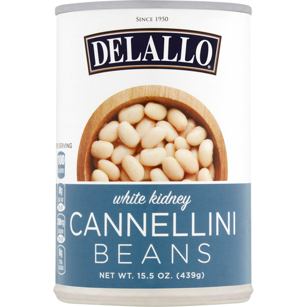 Canned Meals & Beans DeLallo Cannellini Beans, White Kidney hero