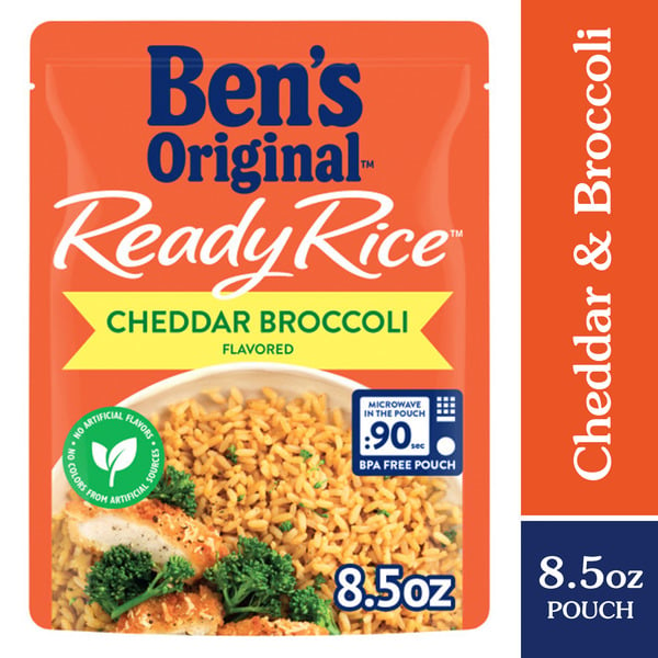 Canned Meals & Beans Ben's Original Cheddar Broccoli Flavored Rice Easy Dinner Side hero