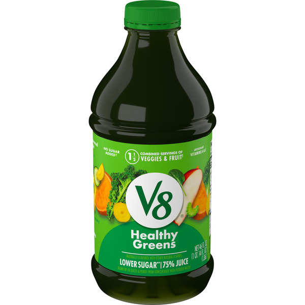 Juice & Nectar (Shelf-Stable) V8 Healthy Greens 100%  Juice hero