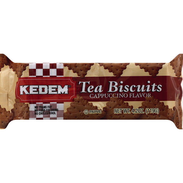 Kosher Foods Kedem Tea Biscuits, Cappuccino Flavor hero