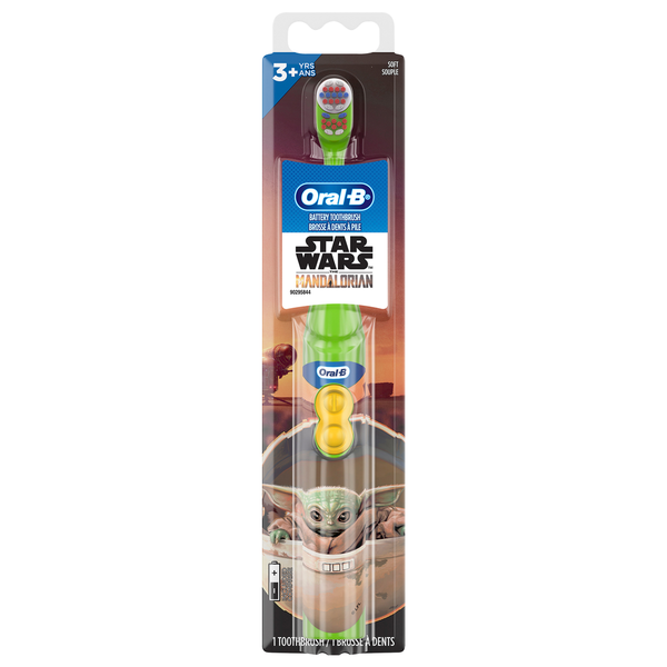 Oral Hygiene Oral-B Battery Toothbrush, Soft, Star Wars The Mandalorian, 3+ Yrs hero