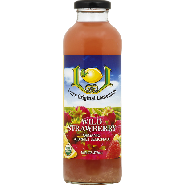 Juice & Nectars Loris Original Lemonade Lemonade, Gourmet, Organic, Wild Strawberry hero