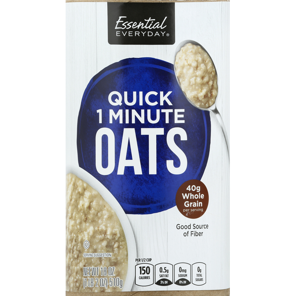 Hot Cereal & Pancake Mixes Essential Everyday Oats, Quick 1-Minute hero