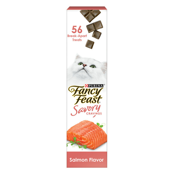 Cat Food & Care Purina Fancy Feast Limited Ingredient Cat Treats, Savory Cravings Salmon Flavor hero