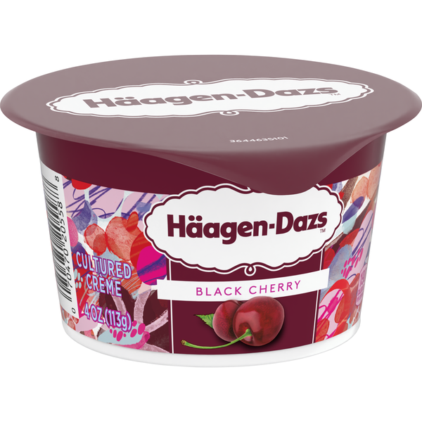 Haagen-Dazs Cultured Cream Black Cherry Yogurt Style Snack hero