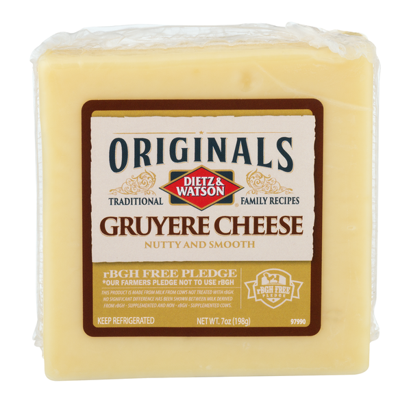 Packaged Cheese Dietz & Watson Originals Gruyere Cheese hero