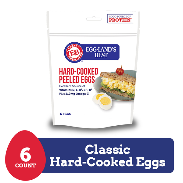 Eggland's Best Hard Cooked Eggs, Medium White hero