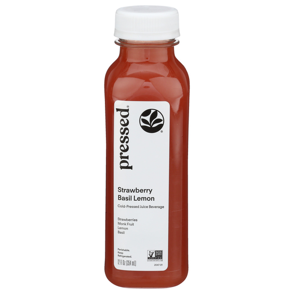 Juice & Nectars Pressed Strawberry Basil Lemonade hero