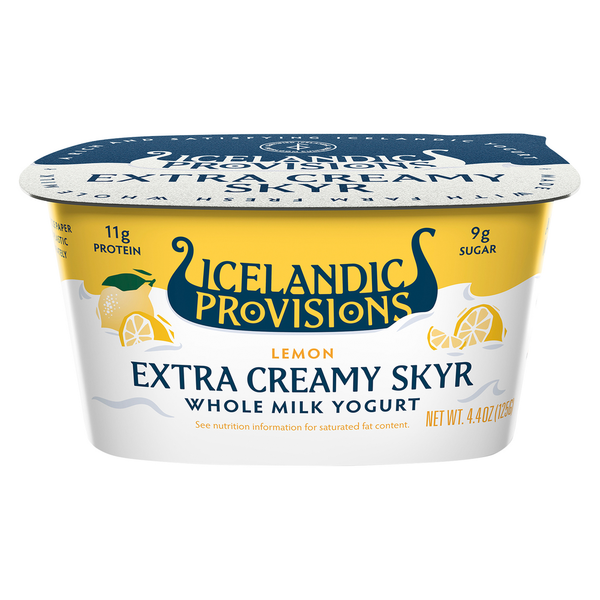 Icelandic Provisions Skyr, Lemon, Extra Creamy hero