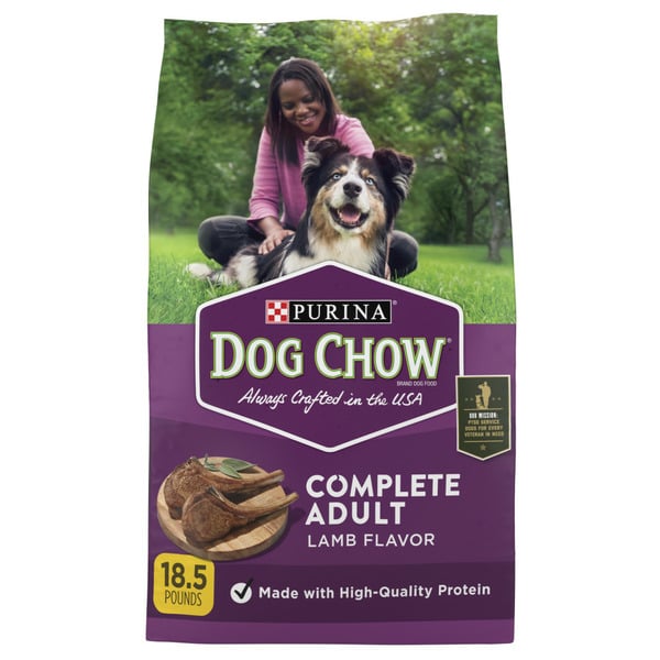 Dog Food & Care Purina Dog Chow Complete Adult Dry Dog Food Kibble With Lamb Flavor hero