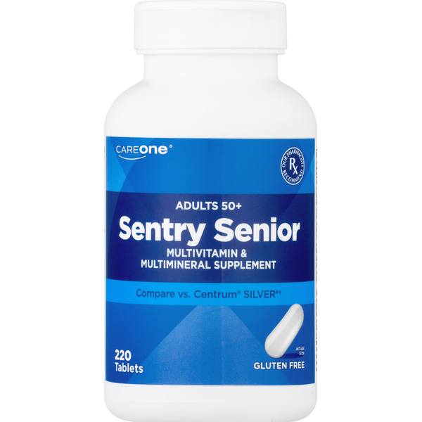 Vitamins & Supplements CareOne Sentry Senior Adult 50+ Tablets hero