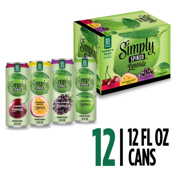 Beers & Coolers Simply Spiked Limeade Variety Pack hero