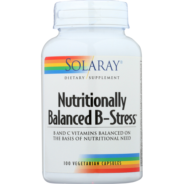 Dietary Supplements Solaray Vitamin B-Stress hero