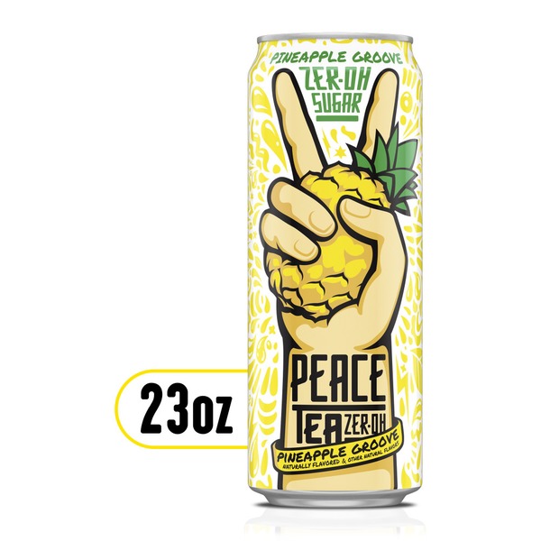 Tea Peace Tea Zer-Oh Pineapple Groove Can hero