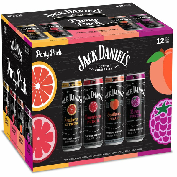 Spirits Jack Daniel'S Country Cocktail Malt Variety Pack Flavored Malt Beverage hero