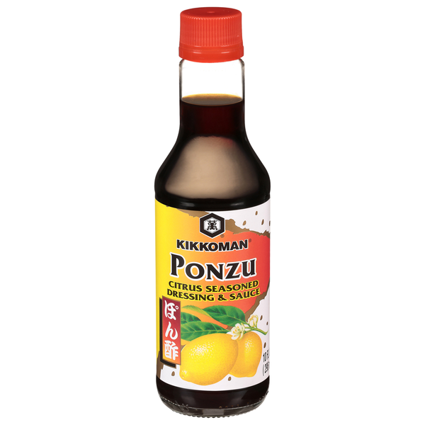 Asian Foods Kikkoman Ponzu Citrus Seasoned Dressing & Sauce hero