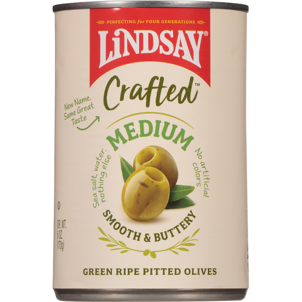 Pickled Goods & Olives Lindsay Olives, Green, Pitted, Medium hero