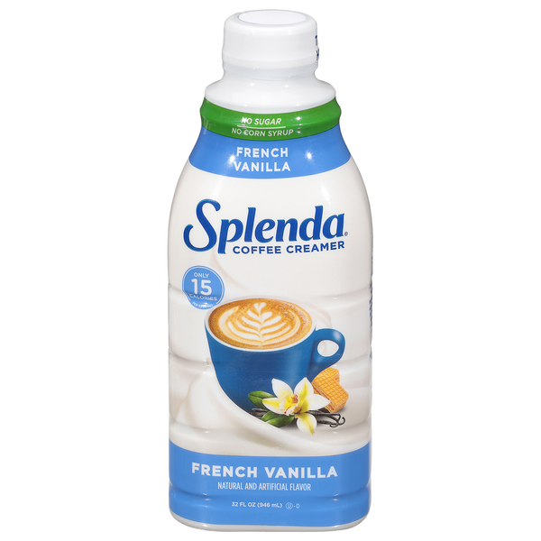 Soy & Lactose-Free Splenda Coffee Creamer, French Vanilla hero