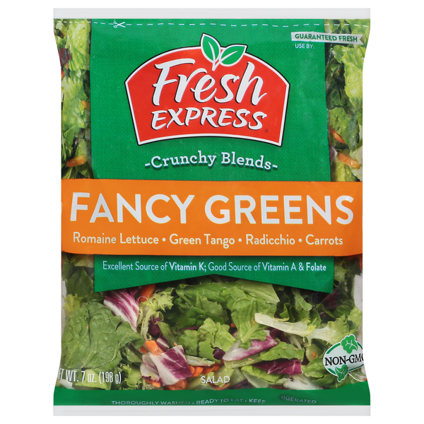 Packaged Produce & Salad Fresh Express Salad Kit, Fancy Greens hero