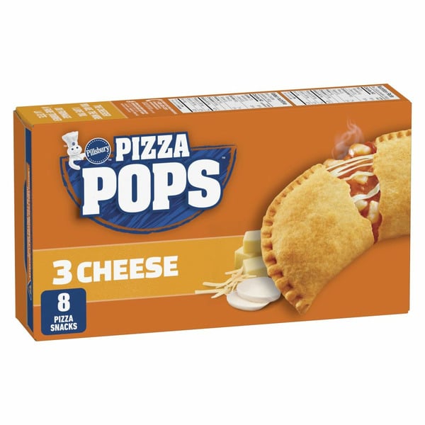 Frozen Appetizers & Sides Pillsbury Pizza Pops 3 Cheese Flavour hero