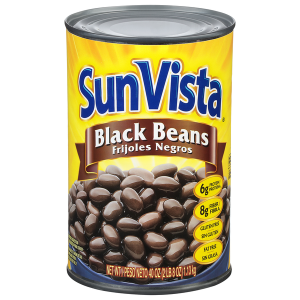 Canned Meals & Beans SunVista Black Beans hero