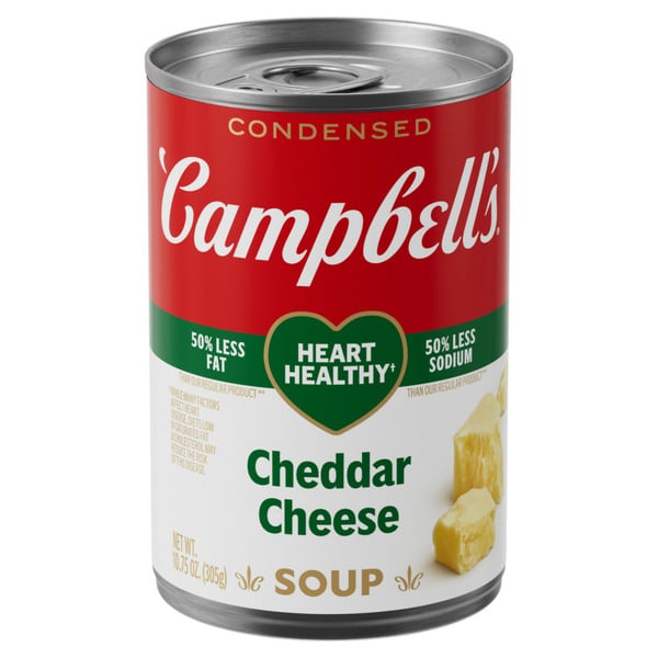 Soup, Broth & Bouillon Campbell's Heart Healthy Cheddar Cheese Soup hero