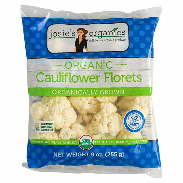 Canned & Jarred Vegetables Josie’s Organics Organic Cauliflower Florets hero